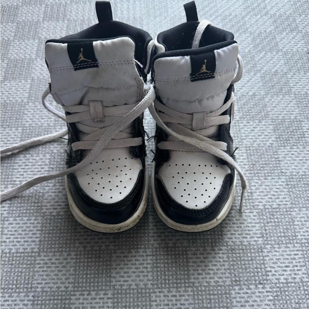 Kids Black and White Sneakers